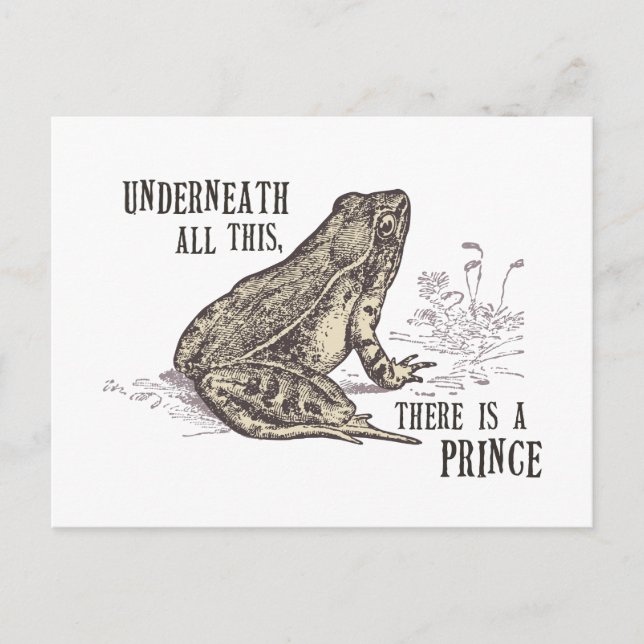 Postal Príncipe de rana (Anverso)