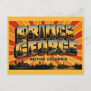 Postal Príncipe George Columbia Británica Capital del Nor