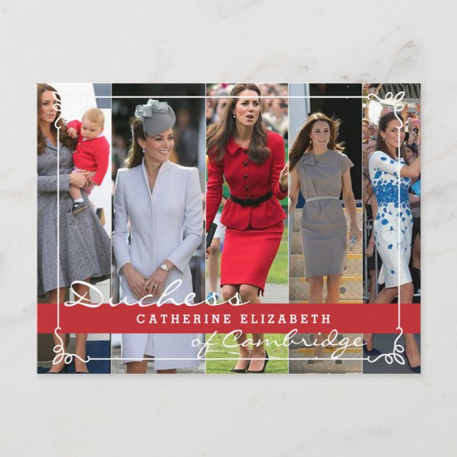 Postal Príncipe George de Kate Middleton (Anverso)