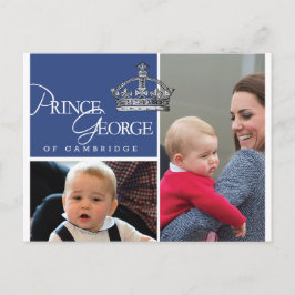 Postal Príncipe George - William & Kate