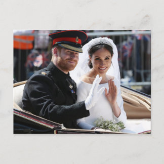 Postal Príncipe Harry y Meghan Markle Boda Real