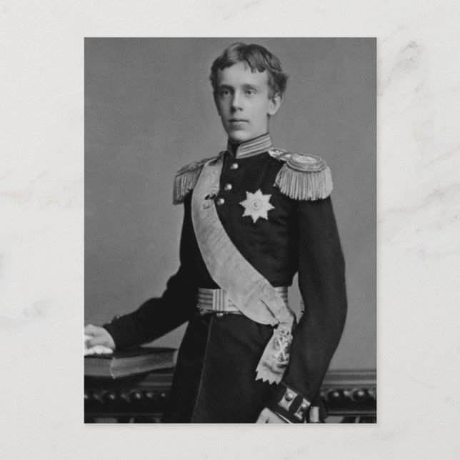 Postal Príncipe heredero Rodolfo de Austria, hijo de Siss (Anverso)