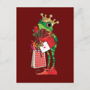 Postal Príncipe Rana de Corazones