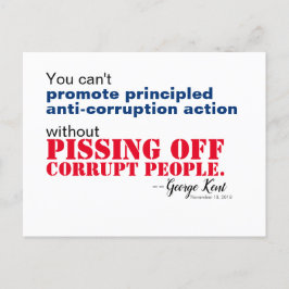 Postal Principio Anticorrupción sin apagarse