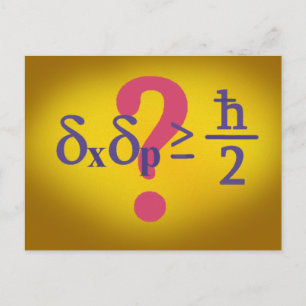 Postal Principio de incertidumbre de Heisenberg