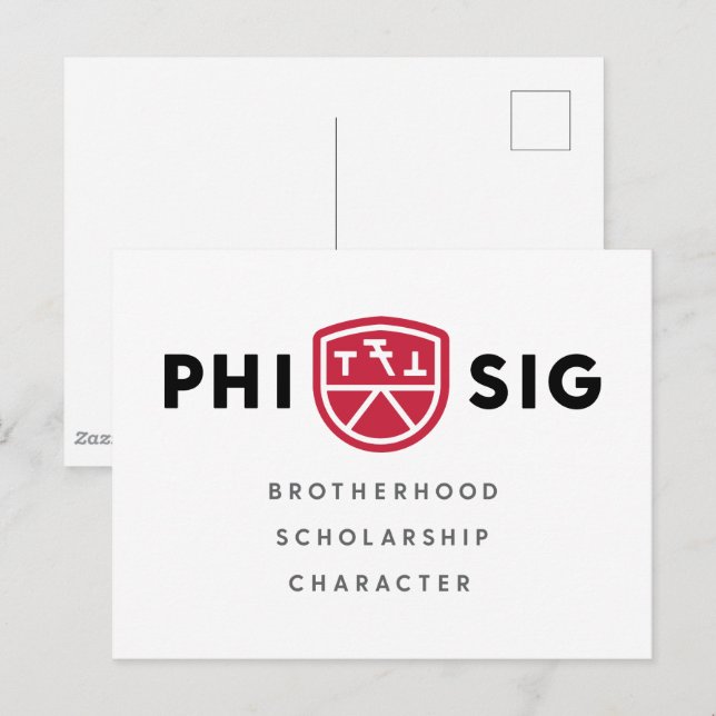 Postal Principios de Phi Sigma Kappa (Anverso / Reverso)