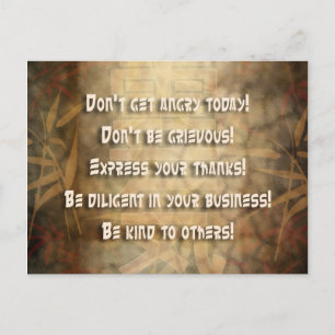 Postal Principios de REIKI Usui