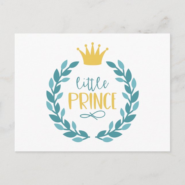 Postal Principito (Anverso)