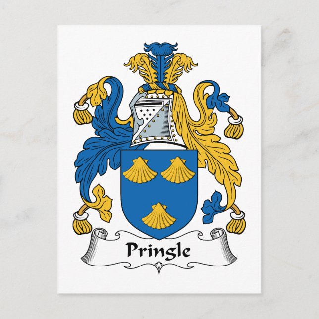 Postal Pringle Family Crest (Anverso)
