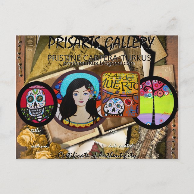 Postal Prisarts COA (Anverso)