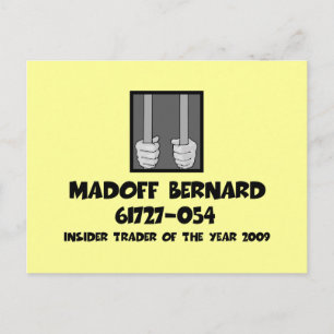 Postal Prisión Anti Bernard Madoff