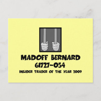 Postal Prisión Anti Bernard Madoff