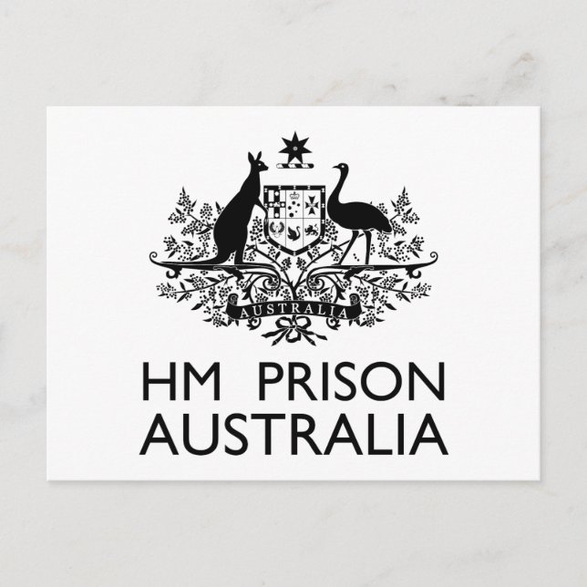 Postal Prisión de HM Australia (Anverso)