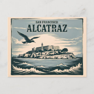 Postal Prisión de la Isla de Alcatraz San Francisco Viaje
