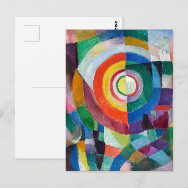 Postal Prisiones eléctricas Nº 41 | Sonia Delaunay | (Anverso / Reverso)