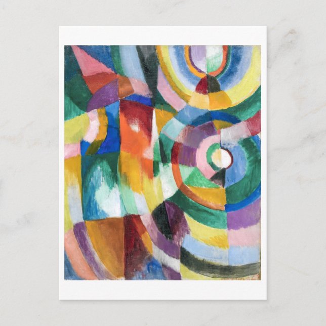 Postal Prisiones Eléctricas | Sonia Delaunay | (Anverso)
