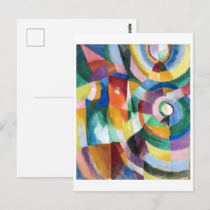 Postal Prismas Eléctricos Sonia Delaunay