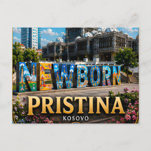 Postal Pristina Kosovo Capital Balcánica Viaje 📍