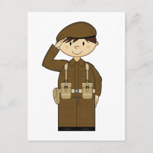 Postal privada del ejército británico de la Segund