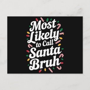 Postal Probablemente los navidades llamen a la familia Sa