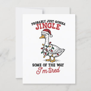 Postal Probablemente Solo Irá A Cantar A Algunos Navidade