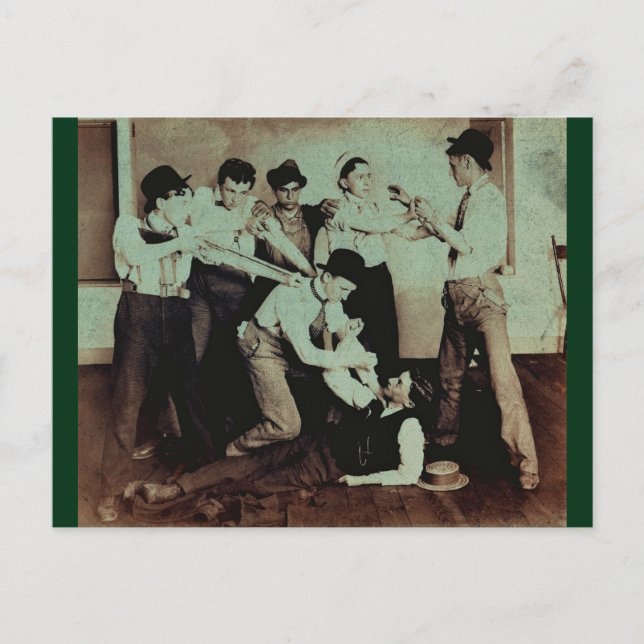 Postal Problema en la sala de billar y otros Shenanigans (Anverso)