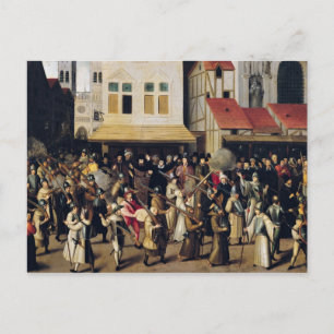 Postal Procesión de la Santa Liga en 1590