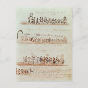 Postal Procesión del Día de San Patricio