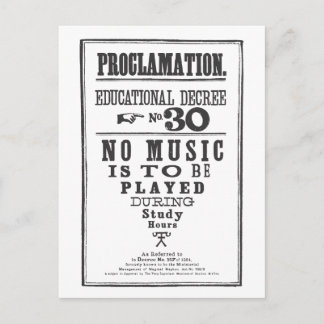 Postal Proclamación 30