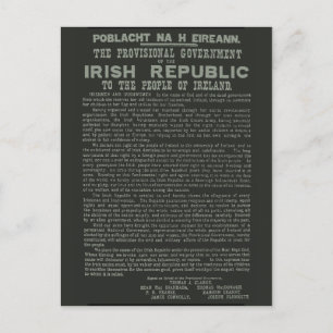 Postal Proclamación del ascenso de Semana Santa de la Rep