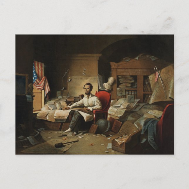 Postal Proclamación Lincoln y Emancipación (Anverso)