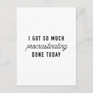 Postal Procrastinación