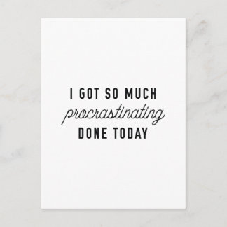 Postal Procrastinación