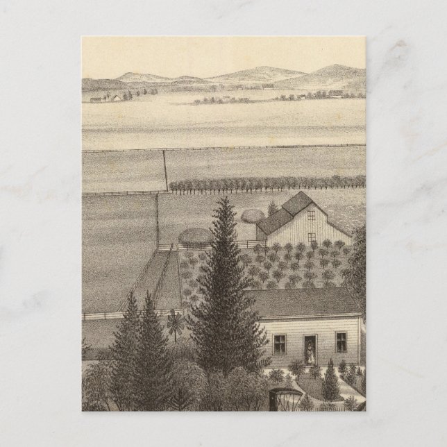 Postal Proctor res, granja (Anverso)