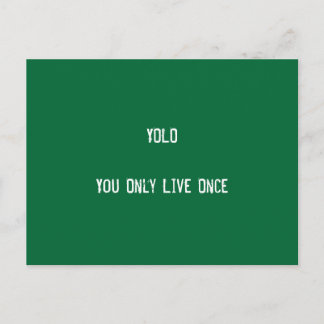 Postal Producción de YOLO