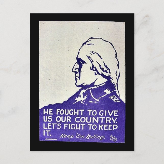 Postal Producción Y Lefas De La Carta De Derechos (Anverso)