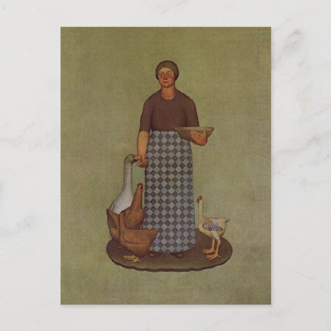 Postal Producto de Iowa por Grant Wood (Anverso)