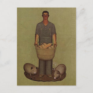 Postal Producto de Iowa por Grant Wood