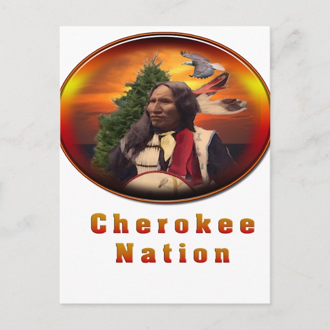Postal Productos Cherokee Indian (Anverso)