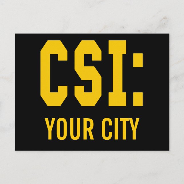 Postal Productos CSI compatibles (Anverso)