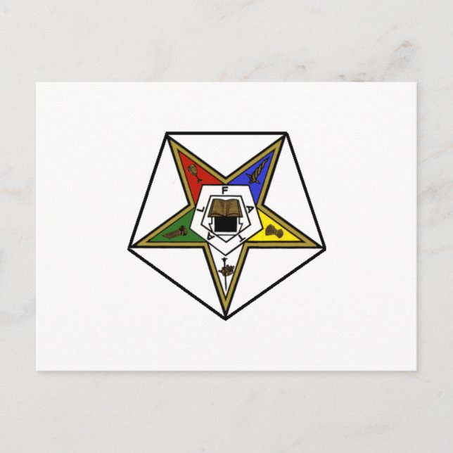 Postal Productos de estrellas orientales (Anverso)