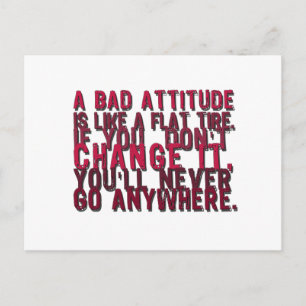 Postal productos de mala actitud