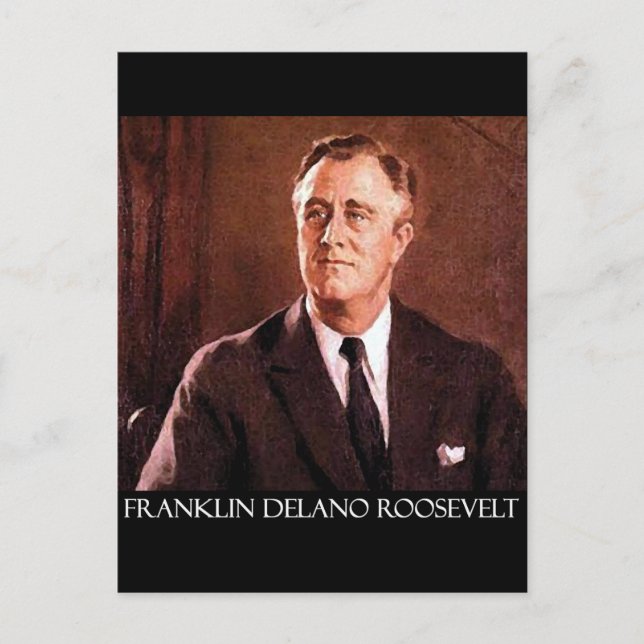 Postal Productos de Personalizable Franklin Delano Roosev (Anverso)