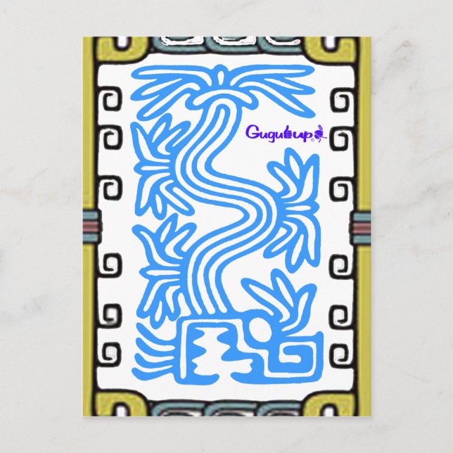 POSTAL PRODUCTOS DE PERSONALIZABLE QUETZALCOATL AZTEC MAY (Anverso)