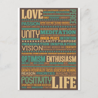 Postal Productos inspiradores y motivadores de 'Love Life