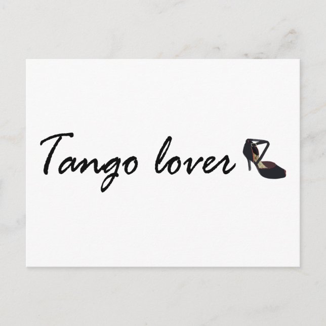 Postal ¡Productos Tango Lover! (Anverso)
