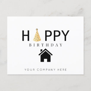 Postal Profesional Feliz Cumpleaños Inmobiliaria