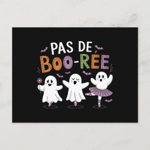 Postal Profesor de ballet de fantasmas Pas de BOO-ree