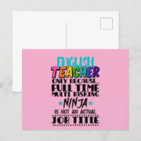 Profesor de inglés solo porque a tiempo completo m