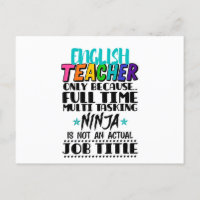 Profesor de inglés solo porque multitarea a tiempo